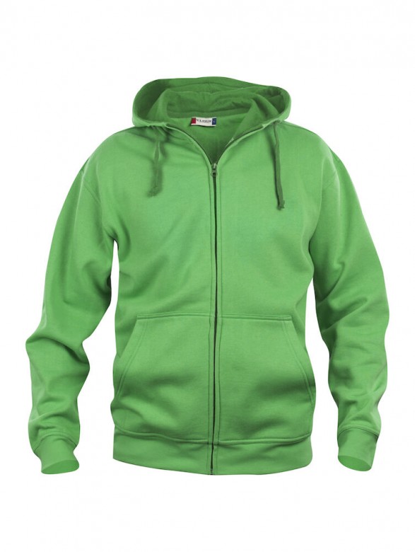 Clique Basic Hoody Full Zip 021034 (2 Stuks) Appel-Groen