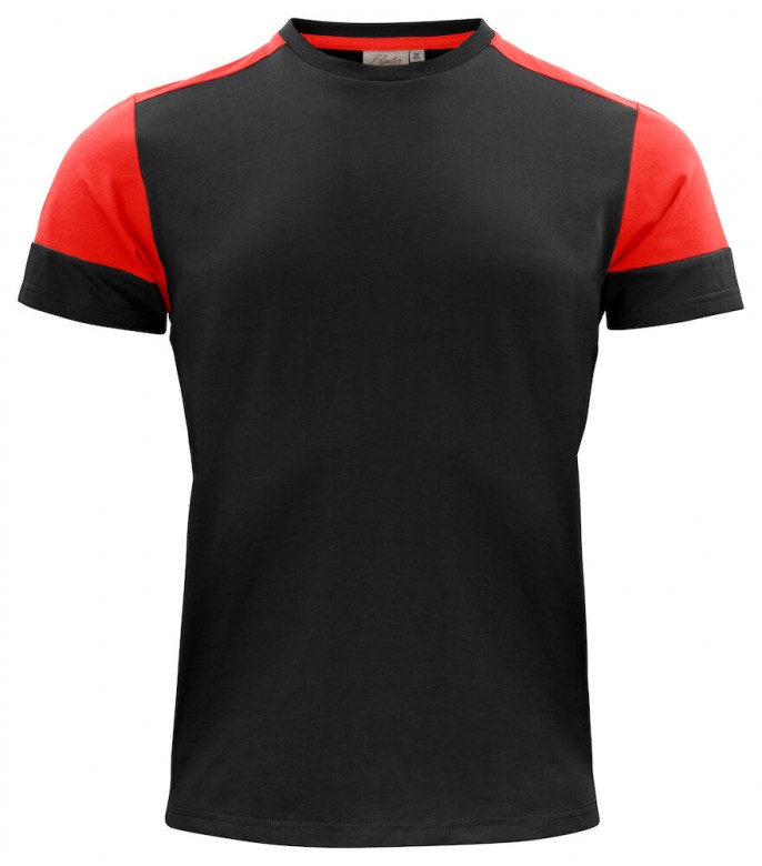 Printer Prime T T-Shirt Zwart/Rood