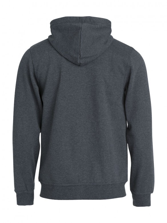 Clique Basic Hoody Full Zip 021034 (2 Stuks) Antraciet Melange