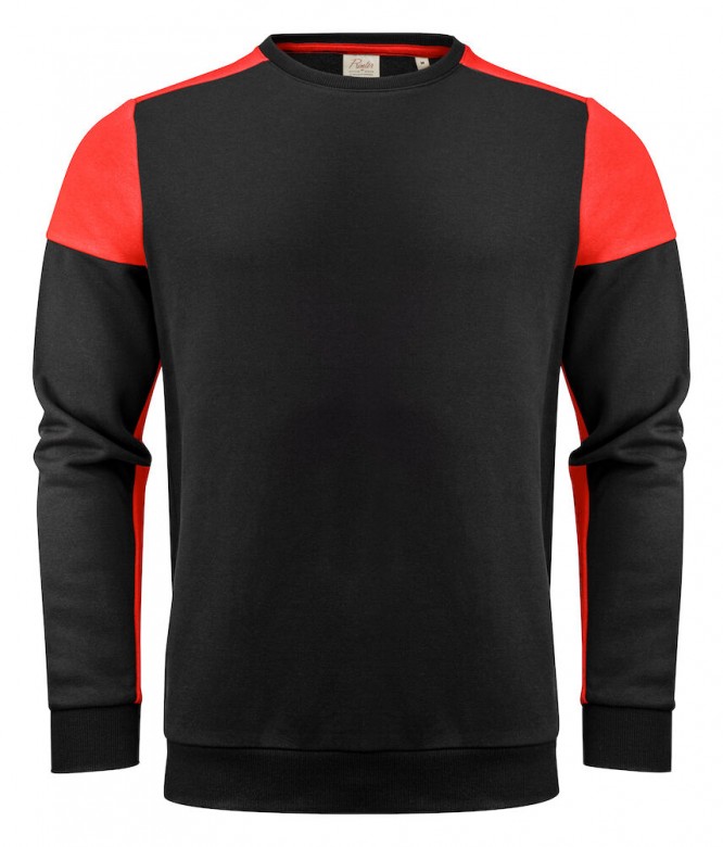 Printer Prime Crewneck Zwart/Rood