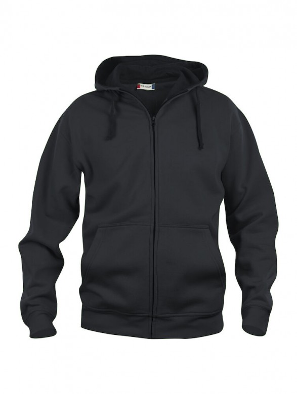 Clique Basic Hoody Full Zip 021034 (2 Stuks) Zwart