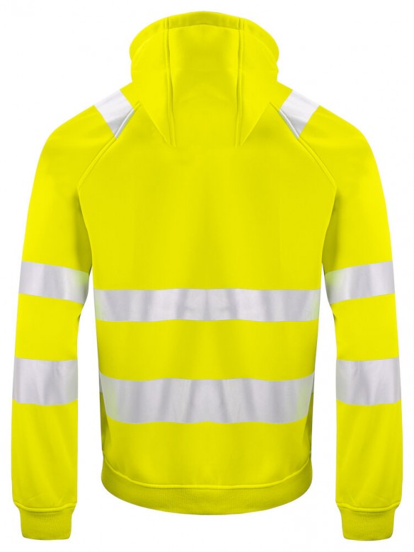 Projob 6132 Signalisatie Hoodie ISO20471 Klasse 3 Fluo Geel/Zwart