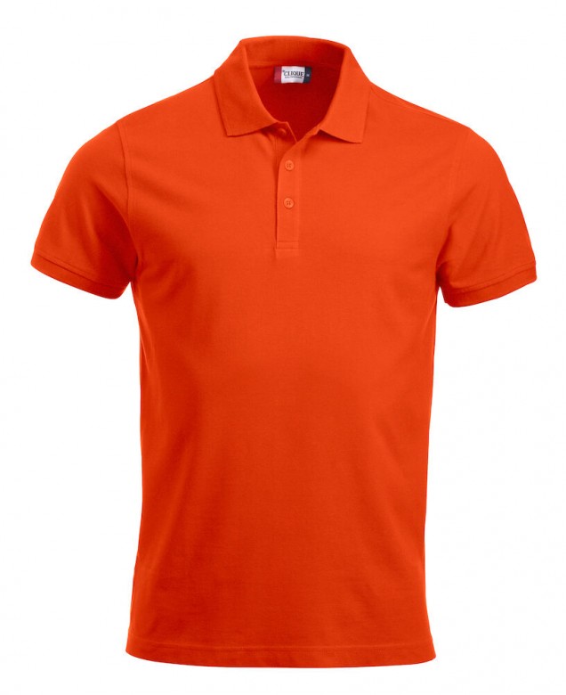 Clique Lincoln S/S Polo 028244 (3 Stuks) Diep-Oranje