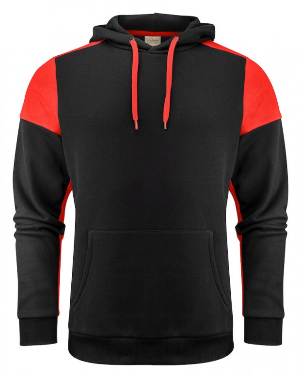 Printer Prime Hoodie Zwart/Rood