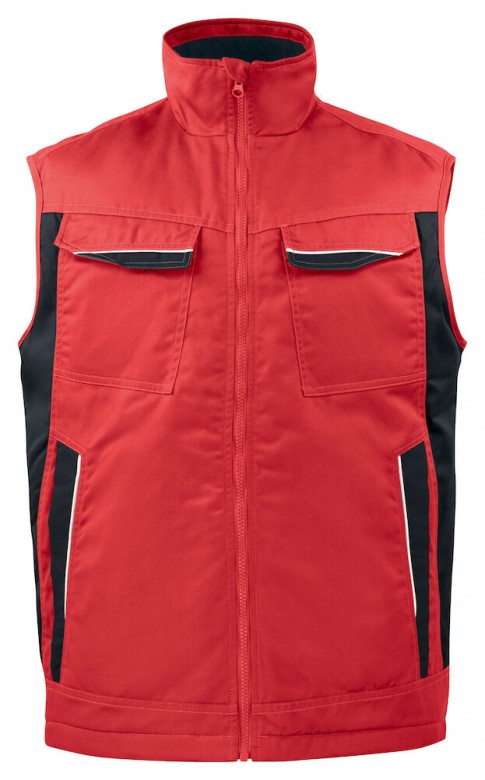 Projob Prio 5704 Bodywarmer Rood