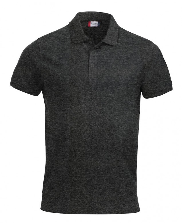 Clique Lincoln S/S Polo 028244 (3 Stuks) Antraciet Melange