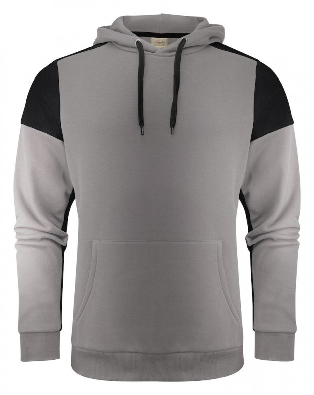 Printer Prime Hoodie Staalgrijs/Zwart