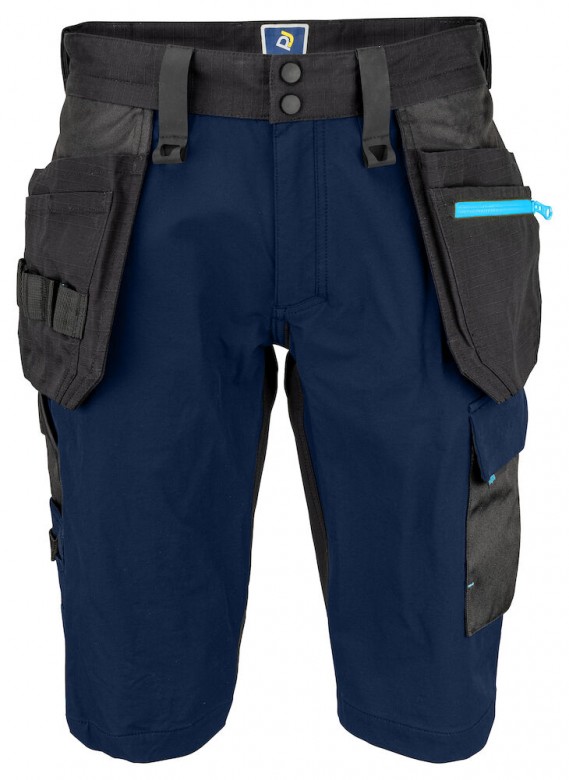 Projob 5562 Full Stretchshort met Spijkerzakken Marine