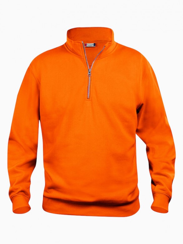 Clique Basic Half Zip 021033 (2 Stuks) Signaal Oranje