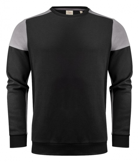 Printer Prime Crewneck Zwart/Staalgrijs