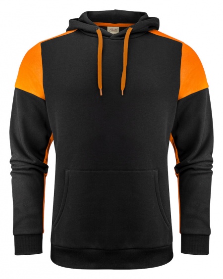 Printer Prime Hoodie Zwart/Oranje