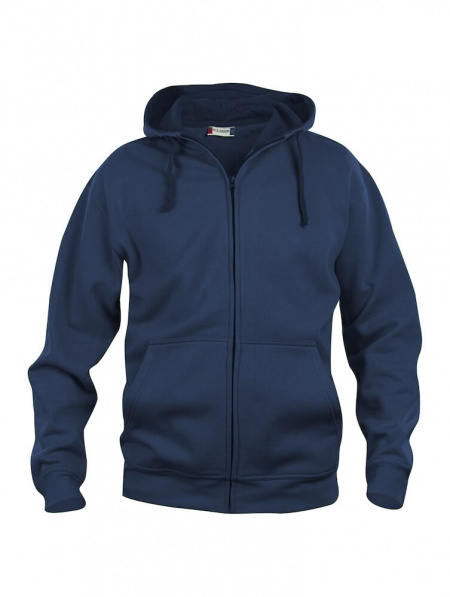 Clique Basic Hoody Full Zip 021034 (2 Stuks) Dark Navy